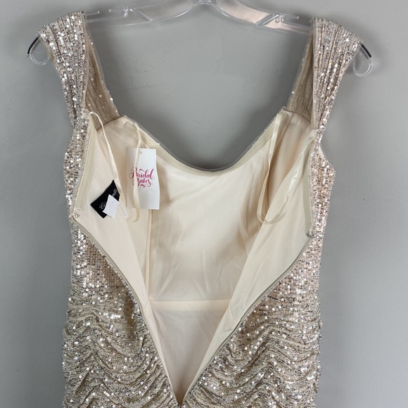 NWT Cinderella Platinum Sequin Dress Size XL - Picture 16 of 16